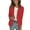Red, variant on Gubotare Women's Blazer for Work Professional Womens Lightweight Thin Long Sleeve Open Front Cardigan Jacket Work Office Blazer (Black,M)