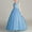 Sky Blue, variant on ATOGUTA Size 4T-14 Little Girls Summer Dresses Kids Tulle Wedding Guest Party Birthday Bridesmaid Communion Pageant Prom Ball Gown Black