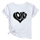 thumbnail image 1 of Camisetas de Manga Corta para Mujeres, Camiseta de Cuello Redondo Impresa de Moda, Primavera Y Verano Casual, 1 of 8