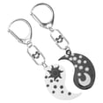 thumbnail image 3 of MasteelfCA 2pcs Matching Keychains Decorative Keyrings Backpack Hanging Key Rings Yin Yang Key Chains, 3 of 7