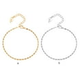 thumbnail image 4 of Guardurnaity Tobilleras Boho decoración oro plata ajustable Universal estilo bohemio pie joyería pulseras de tobillo para mujeres niñas fiesta Ropa, zapatos y accesorios Miscelánea, 4 of 6