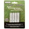 Moonrays 97126 Rechargeable NiCd AAA Batteries for Solar Powered Units, AAA, 4-Pack