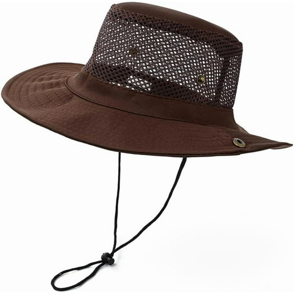 YooGuoGuo Men Mesh Bucket Hat Travel Fishing Summer Sun Cap Casual Beach Sun Hat