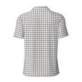 thumbnail image 3 of Xecao Airplane for Mens' Casual Short Sleeve Button-Down Polo Shirts for a Classic Golf Look, 3 of 9