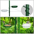 thumbnail image 4 of YANZ Bird Feeder Pole, Premium Bird Feeder Stand Outside,Bird Feeding Station Outdoors, 72.8" Tall A Multi Feeder Hanging Kit, Bird Bath for Wild Birds, with Five-Prong Base, 4 of 7