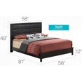 thumbnail image 5 of Full Size Solid Wood Storage Bed Frame with Black Finish for Bedroom, 5 of 5