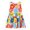 Multicolor, variant on Pejock 2-6 Years Baby Girls' Cotton Dresses Kids Pageant Flower Girl Dress Toddler Girls Fashion Cute Sleeveless Sweet Cartoon Print Ruffle Dress
