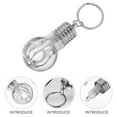 thumbnail image 4 of KAKOWELY Key Chain 10 Pcs Creative Lighting Bulb Key Bag Outdoor Hanging Pendants Key Chains2.17"X1.18"X1.18", 4 of 4