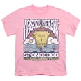 thumbnail image 2 of SpongeBob SquarePants Absorb The Love Poster Kids T Shirt for Youth Boys and Girls, Pink, Small, 2 of 4
