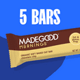 thumbnail image 5 of MadeGood Mornings Chocolate Chip Breakfast Bars, 5 Count (1.06oz Each), 5 of 13