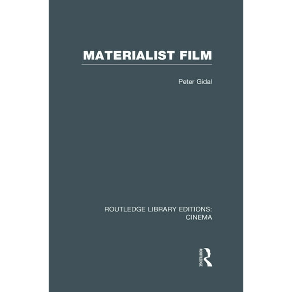 Routledge Library Editions: Cinema Materialist Film, (Hardcover)