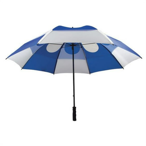 55162RO-WH Pro Series Gold Golf Manual Umbrella, Royal & White - 62 in.