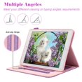 thumbnail image 6 of Case for New iPad 9.7" 2018 2017/ iPad Pro 9.7"/ iPad Air 2 1,Allytech Glitter [Auto Wake/Sleep] Sparkly Bling PU Leather Folio Flip Stand Universal Wallet Cover for Apple iPad 9.7-inch Tablet,Purple, 6 of 8