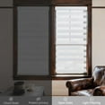 thumbnail image 2 of MYshade Cordless Zebra Blinds White-34"W*72"H Pull Down Roller Window Shades Double Layer Light Control Free Stop Window Shades Day and Night Blinds Easy Installation for Home, 2 of 8