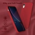 thumbnail image 4 of Compatible with iPhone XR Case 6.1 Inch, [Silky and Soft Touch] Premium Liquid Silicone Gel Rubber Full Body Drop Protection Phone Cover with Microfiber Lining, Red, 4 of 14
