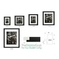 thumbnail image 5 of The Display Guys Set 6 Black Walnut Wood 5x7 Picture Frames w/ Mat for 4x6 Picture, Tempered Glass Display w/ Easel, 5 of 6