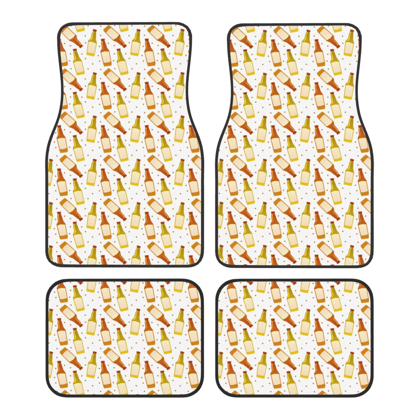 Juego De 4 Posavasos Locos "Beware Crazy Cow Man" – Broma Original Y Divertida Para Casa O Regalo