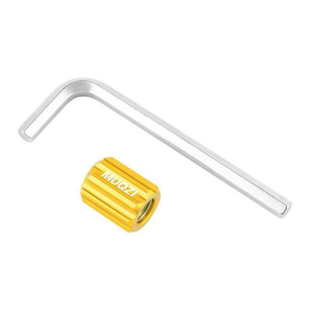 Herramienta de extracción del brazo de la biela de la bicicleta de montaña, reparación de la biela de la bicicleta, llave Allen hexagonal Dorado