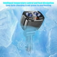 thumbnail image 5 of USB C Car Charger Adapter with Type-C Cable, Fast Charge Cigarette Lighter Splitter 2-Socket, Dual Car Cigarette Lighter Adapter with LED Voltmeter, 12V/24V Splitter for Car GPS Dash Cam Phone, 5 of 6
