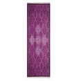thumbnail image 2 of Casavani Hand Block Printed Purple Cotton Living & Dining Room Carpet Outdoor Patio Rug 9x15 feet, 2 of 7