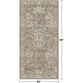 thumbnail image 2 of Moss Green Washable Entry Rug - Front Door Rugs Indoor, Vintage Floral Style Small Rug for Kitchen, Bathroom, Non-Slip Boho Vintage Dark Taupe Entryway Décor, 2 of 5