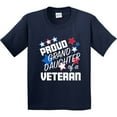 thumbnail image 3 of Inktastic Proud Granddaughter of a Veteran Veterans Day Youth T-Shirt, 3 of 5