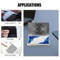 thumbnail image 2 of LEXSOMEO 2pcs Business Card Holder Metal Business Card Pocket Metal Card Case Business Card Case, 2 of 5