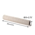 thumbnail image 2 of Cat Scratching Post Replacement Post, White Sisal Wrapped Durable, 15.0 in Height 0.3 in Diameter 1 Pack Pet Cat Tree DIY Part, Compatible for Cat Tower Floor to Ceiling Post Repair and Kittens Scrat, 2 of 5