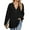 1# Black, variant on TEMOFON Plus Size Tops for Womens Long Sleeve Lightweight Sweaters Crew Neck Fall Tunic Tops Casual Loose Button Shirts 3XL