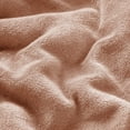 thumbnail image 4 of Manta de vellón Sherpa para cama, mantas para sofá, manta de viaje suave, esponjosa y gruesa, manta reversible de microfibra (camel, individual (130 x 150 cm)), 4 of 4