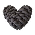 thumbnail image 1 of POINTERTECK Handmade Weave Knot Cushion Heart Shaped Macaron Color Cushion Decor Home Home Heart Shaped Cushion Handmade Weave Knot Cushion Heart Shaped Macaron Color Cushion Decor  Khaki, 1 of 6