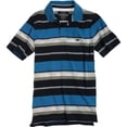 thumbnail image 1 of Ecko Unltd. Polo de rugby a rayas para hombre, azul, grande, 1 of 1