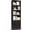 Black, variant on Casaottima Bookshelf and Bookcase with Doors, Floor Standing 6-Tier Shelf Display Storage Shelves, Tall Bookcases for Home Office, Living Room, White