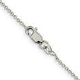 thumbnail image 4 of Auriga 925 Sterling Silver 1.25 mm Cable Chain Necklace for Women 42", 4 of 7