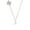 P, variant on Mini Gelato Script Initial - & - Delicate Infinity Knot Necklace