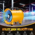 thumbnail image 7 of iLIVING 10 inch Utility Blower Exhaust Warehouse Ventilator Fan, 350W, 3450RPM, 7 of 7