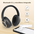 thumbnail image 4 of Audífonos Inalámbricos Bluetooth Anc Diadema Con Microfono Negro/Dorado, 4 of 5