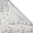 thumbnail image 4 of Ambesonne Flower Valance Pack of 2, Watercolor Winter Berry, 54"X18", Vermilion and Brown, 4 of 5