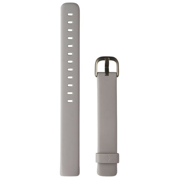 Fitbit Classic Band pour Smartwatch Fitbit Luxe - Blanc Lunaire / Grand Ensemble (Utilisé)