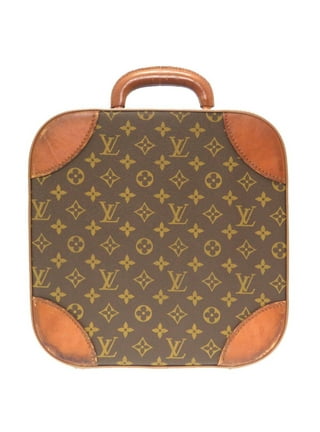 Authenticated Used Louis Vuitton Monogram Trunk Jewelry Box Case Brown x  Pink Purple Bag 