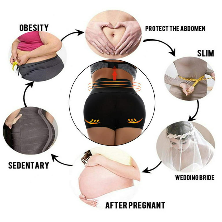 Wisremt Women High-Waist Boyshort Shapewear Tummy Control Panties Body  Shaper