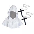 thumbnail image 1 of Poncho con capucha Strade Fareast Limited para disfraz de Halloween 3 unidades para adultos, 1 of 8