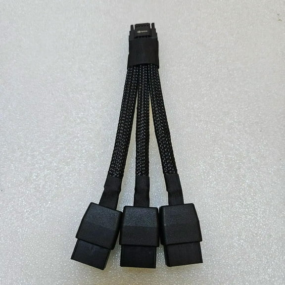 FOR 12V WR 12 4Pin PCIe 5.0 To 3x8Pin GPU Power Cable For RTX 3090 Ti RTX 4080 4090