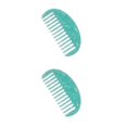 thumbnail image 2 of Minnieouse Peine de pelo semicircular elegante y retro químico para peinado de inspiración vintage Marcas hermosas y transparentes es azul azul 2Conjunto, 2 of 6