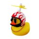 thumbnail image 1 of Pato para romper el viento en el Interior del coche, pequeño pato amarillo con casco, Airscrew, decoración de ciclismo, adorno de decoración, nuevo, 1 of 4