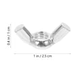 thumbnail image 3 of 50pcs  Butterfly-shaped Wing Nuts Practical Fastening Nut Assortment Kit, 3 of 9
