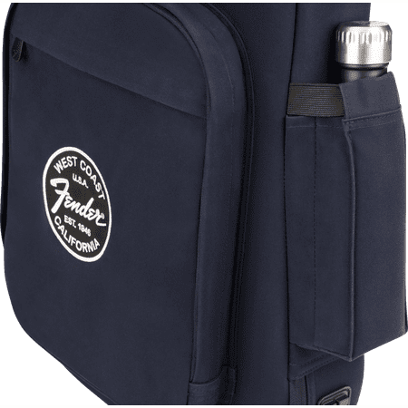 Fender Troubadour Electric Bass Gig Bag Navy フェンダー 高耐久性 ワックスドキャンバス生地 ベース用 ギグバッグ