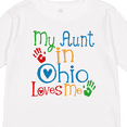 thumbnail image 4 of Inktastic My Aunt in Ohio Loves Me Boys or Girls Long Sleeve Toddler T-Shirt, 4 of 5