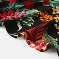 thumbnail image 2 of PatPat Tenues Assorties pour la Famille Robe à Dos Nu Imprimé Floral de Plantes Partout Robe Hawaïenne à Manches Courtes Fillette 4-5 Ans, 2 of 5
