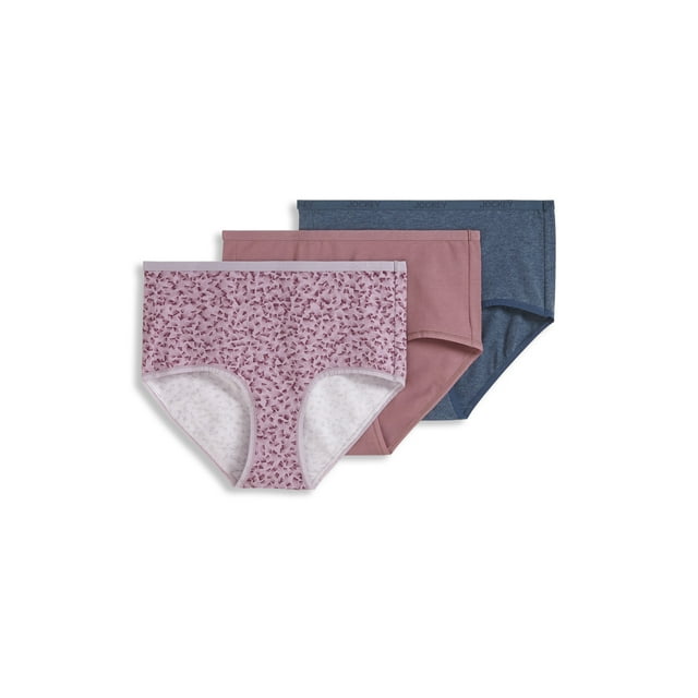 Jockey Culotte Moderne pour Femmes en Coton Biologique Extensible à Logo - Lot de 3